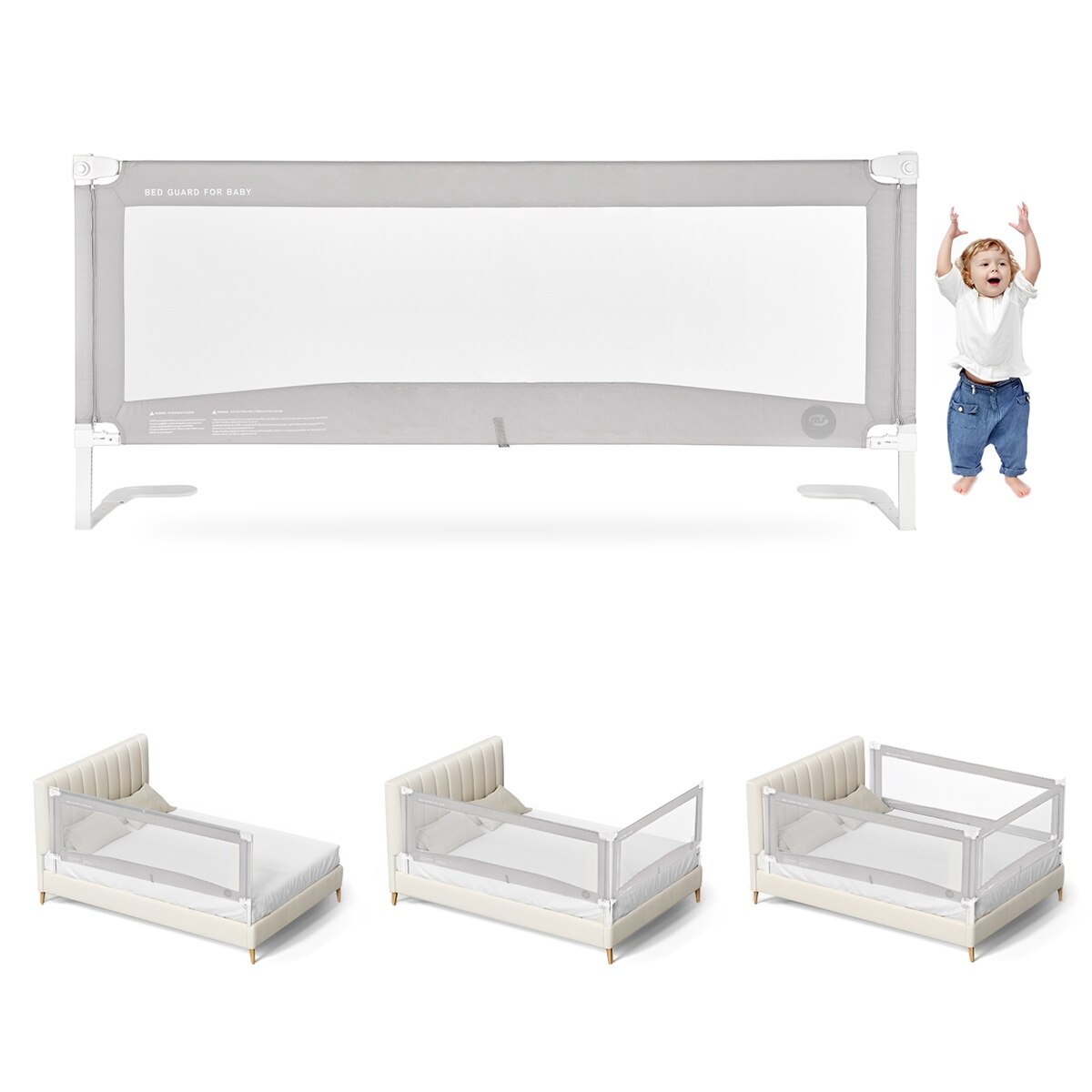Barrera Tall Plus 90 cm Gris-5