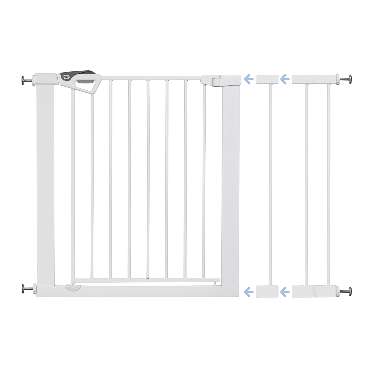 Extensiones de 7 y 15 cm para Barrera de Puerta Blanco-3