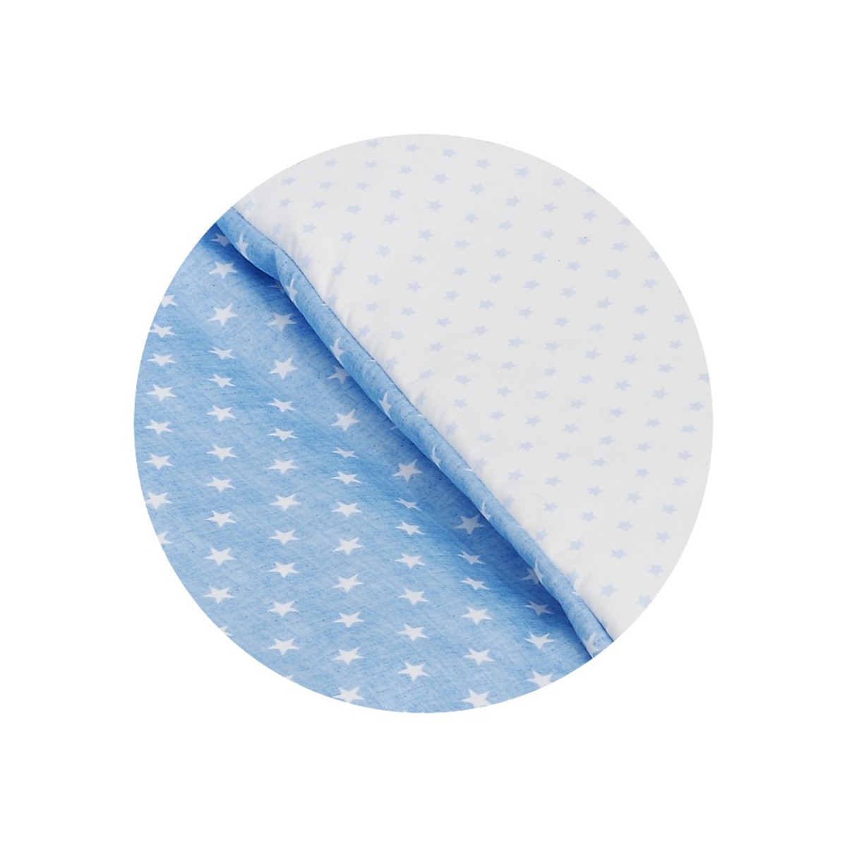 Protector para cuna Interbaby Star azul Azul-3