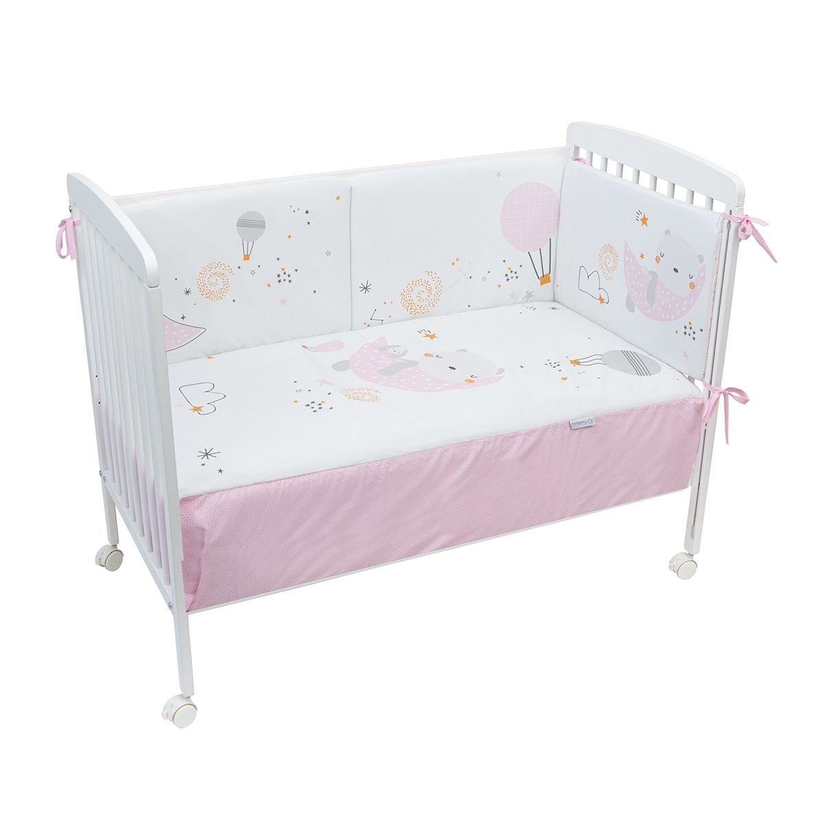 Edredón prot.72x142 bimbichic volare int./ext.: 90% algodón 10% poliéster Rosa-1