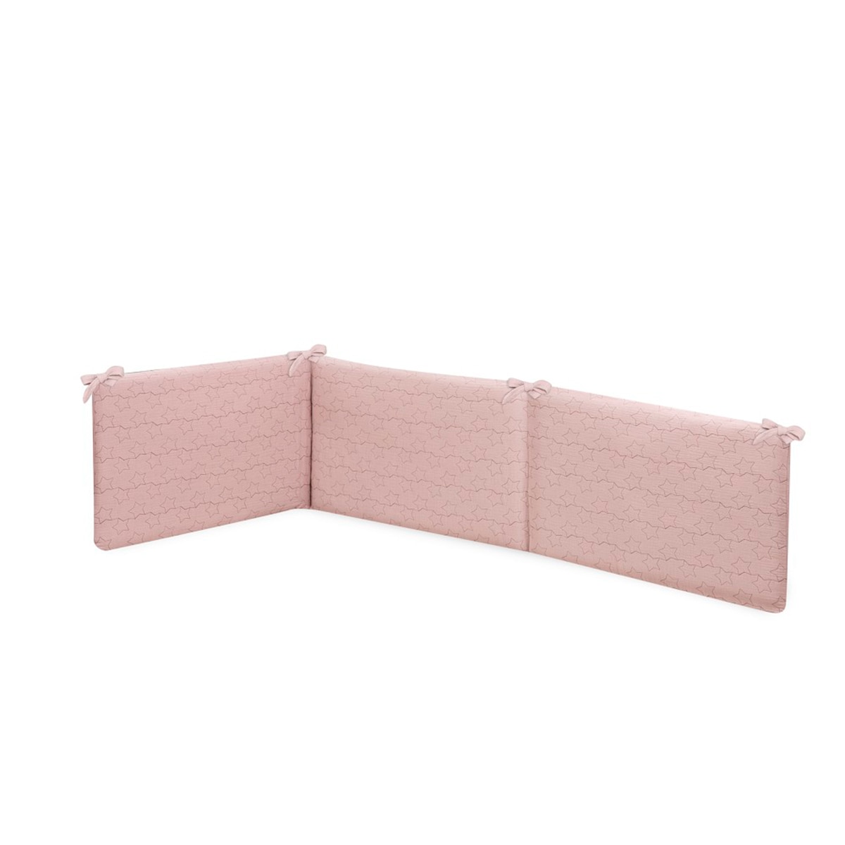 Set 2 pcs edredón muselina funa nórdica + chichonera modelo estrellas Rosa-5
