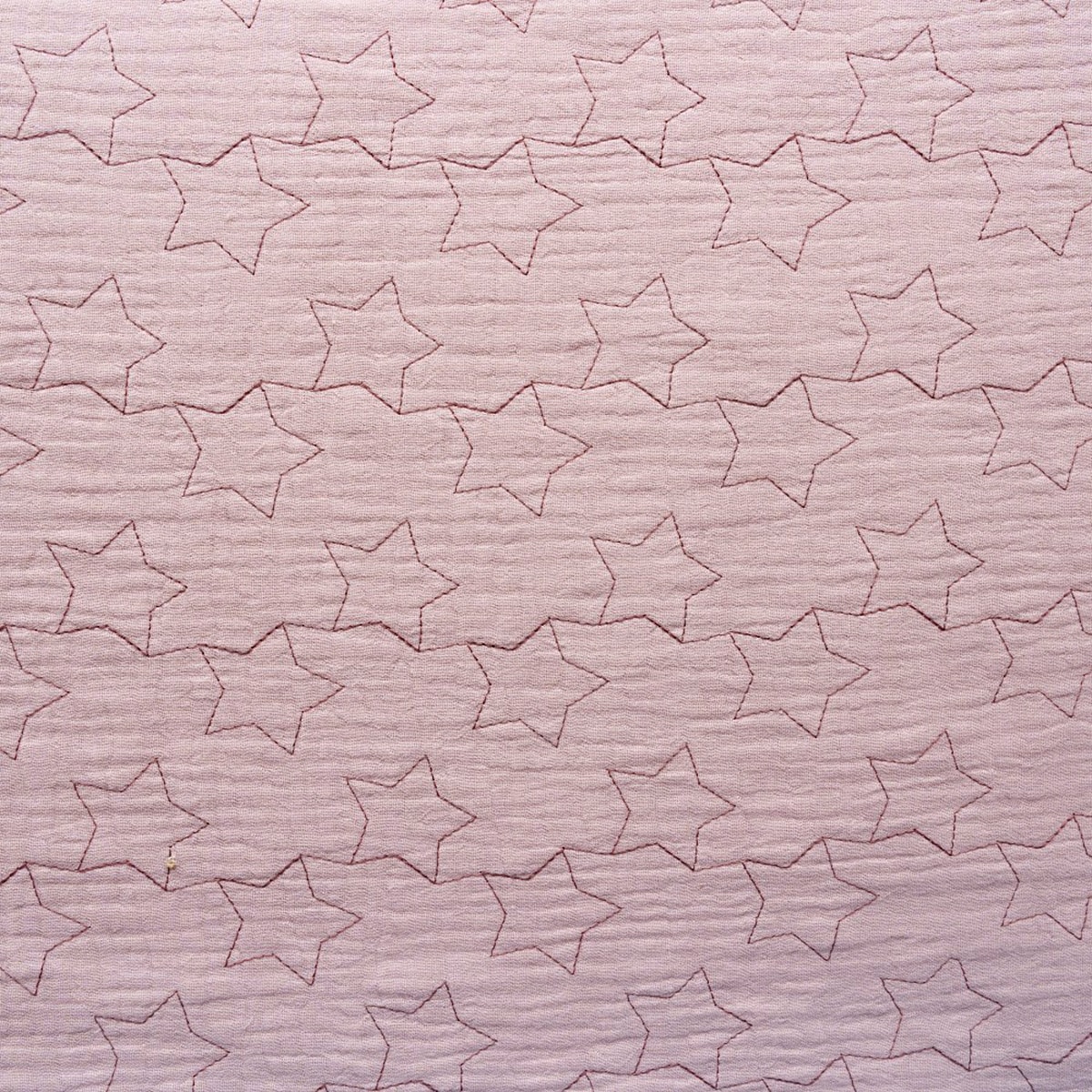 Set 2 pcs edredón muselina funa nórdica + chichonera modelo estrellas Rosa-6