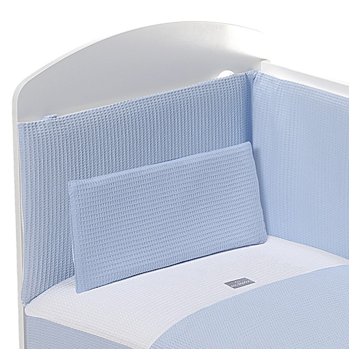 Juego de Sábanas 3 piezas para Cuna (60 x 120 cm.) Interbaby Astrid azul Azul-2
