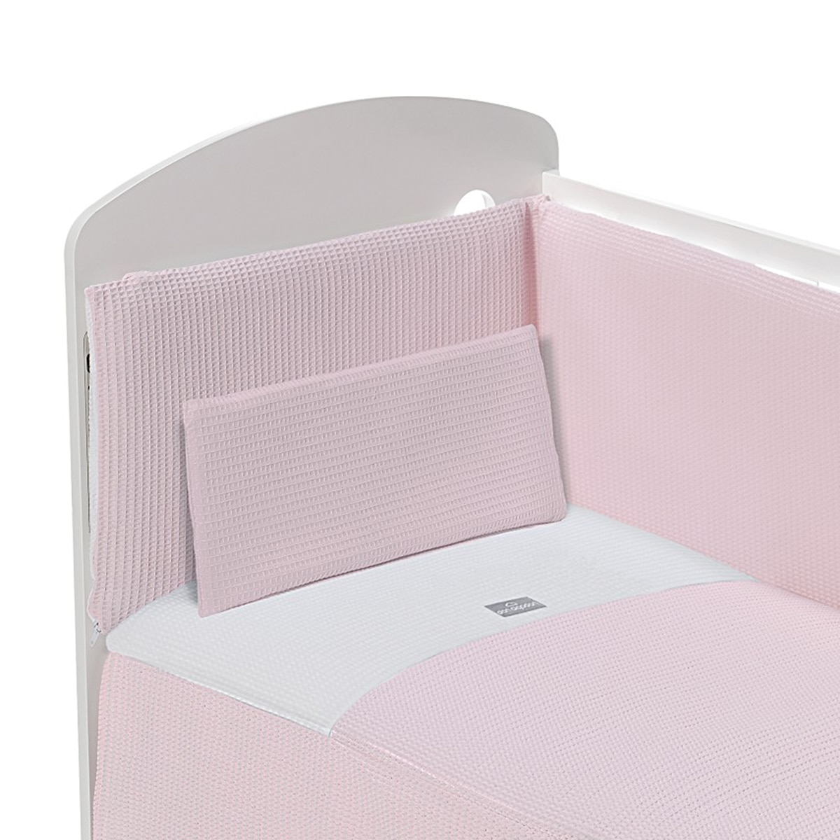 Juego de Sábanas 3 piezas para Cuna (60 x 120 cm.) Interbaby Astrid rosa Rosa-2