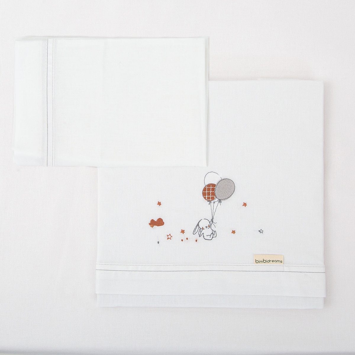 Juego de sábanas 3 piezas para minicuna Jolie Blanco-1