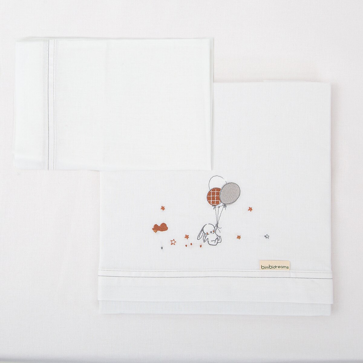 Juego de sábanas 3 piezas para cuna Jolie Blanco-1