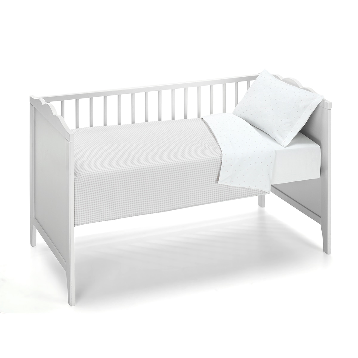 Imagen 0 de Set de cuna formado por funda nórdica reversible, funda de almohada y sábana bajera ajustable