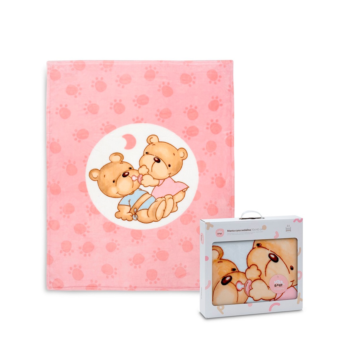 Imagen 0 de Manta cuna sedalinaparejita osos