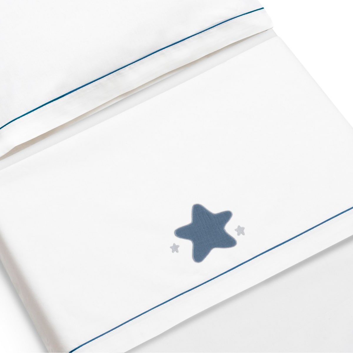 Set sábanas cuna estrellas Azul-3