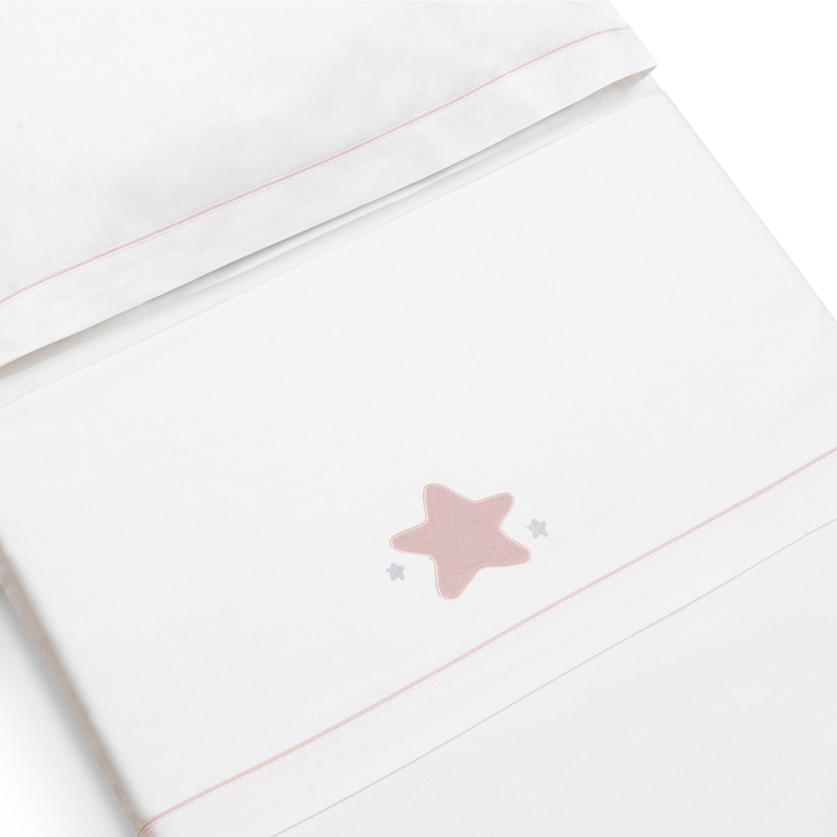 Set sábanas cuna estrellas Rosa-3