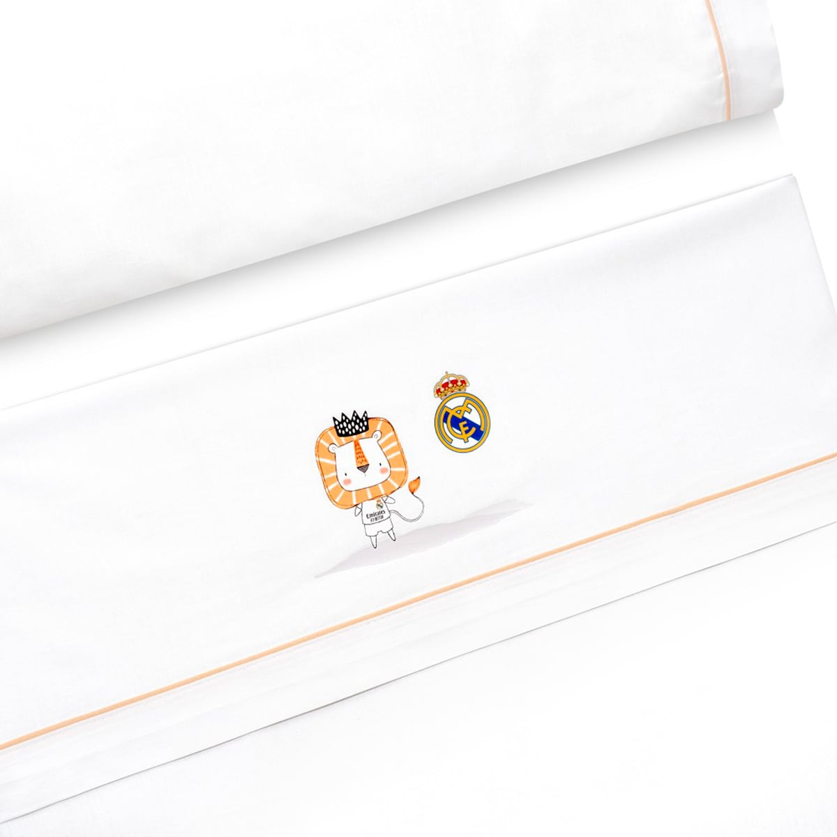 Triptico coche real madrid leon escudo Blanco-2