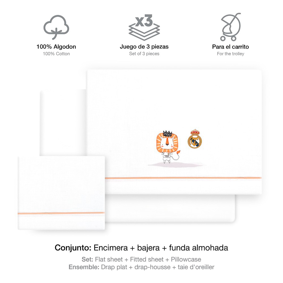 Imagen 0 de Triptico coche real madrid leon escudo