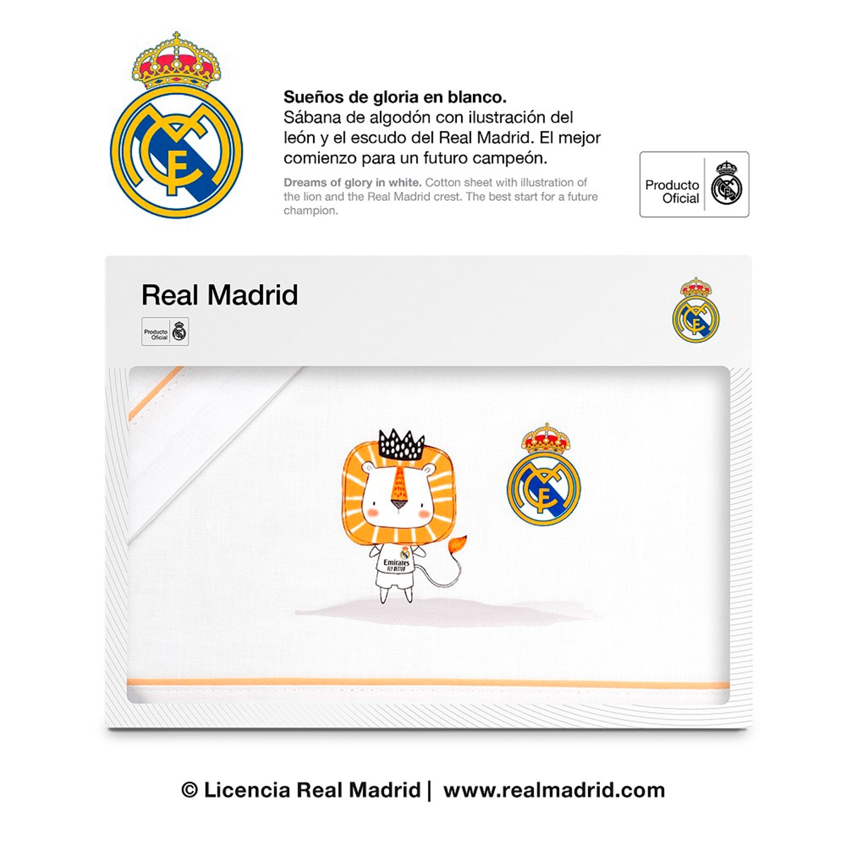 Imagen 0 de Triptico cuna real madrid leon escudo