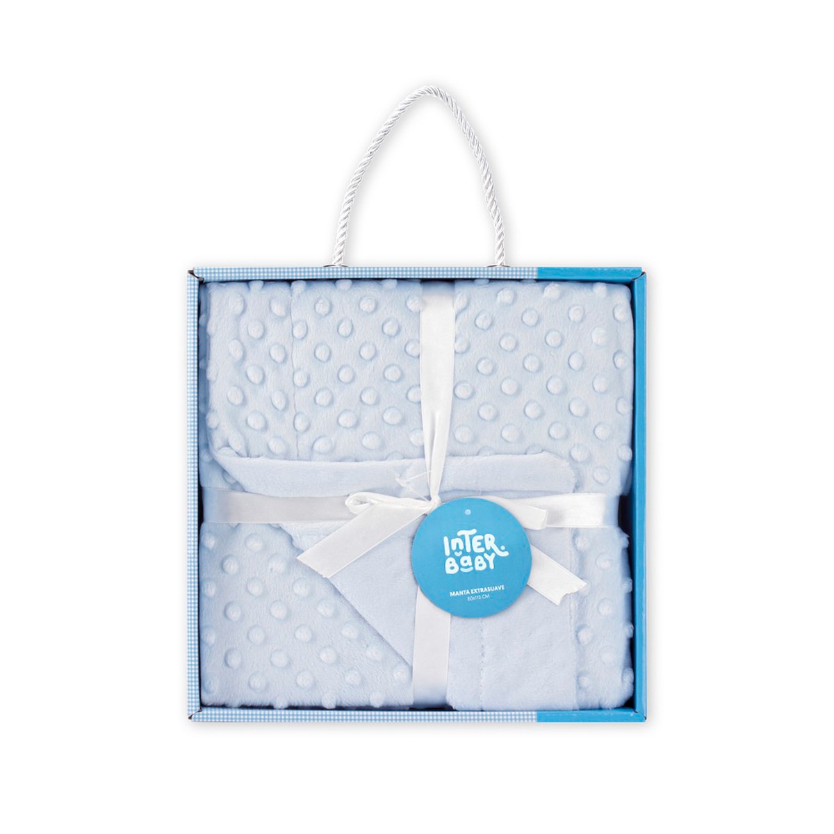 Manta Interbaby burbuja azul Azul-3