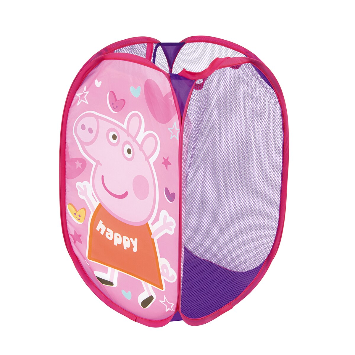 Contenedor rect. 36x36x58cm Peppa Pig Rosa-2