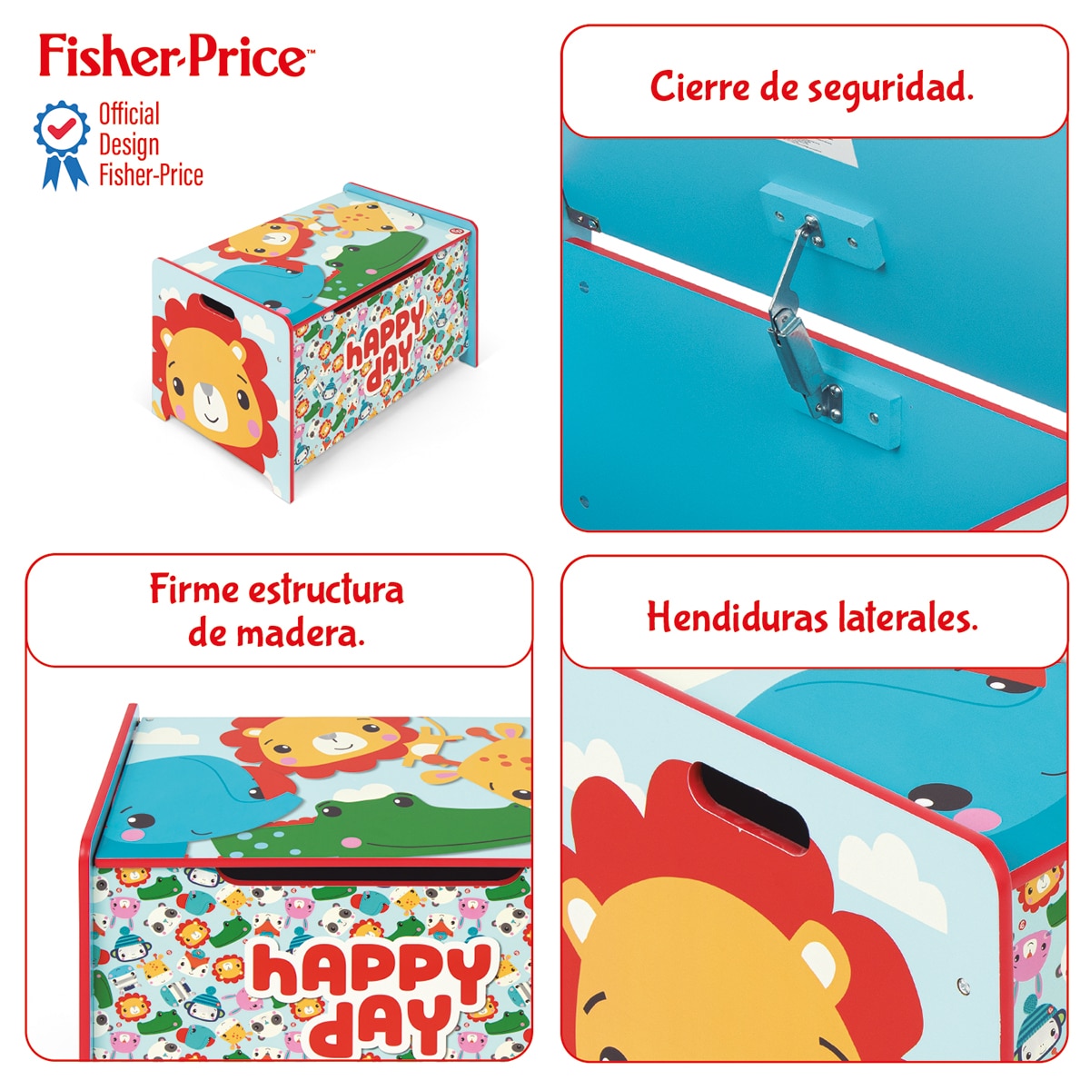 Juguetero madera fisher-price Multicolor-7