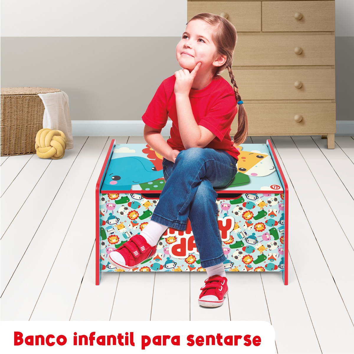 Juguetero madera fisher-price Multicolor-8