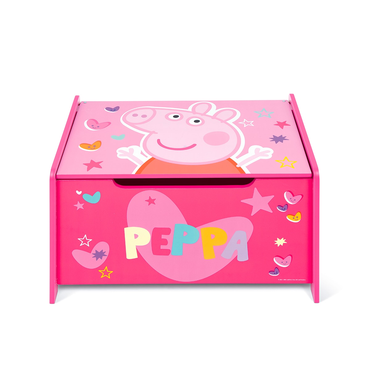 Juguetero madera peppa pig Rosa-1
