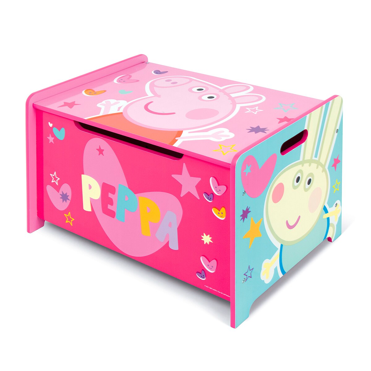 Juguetero madera peppa pig Rosa-2