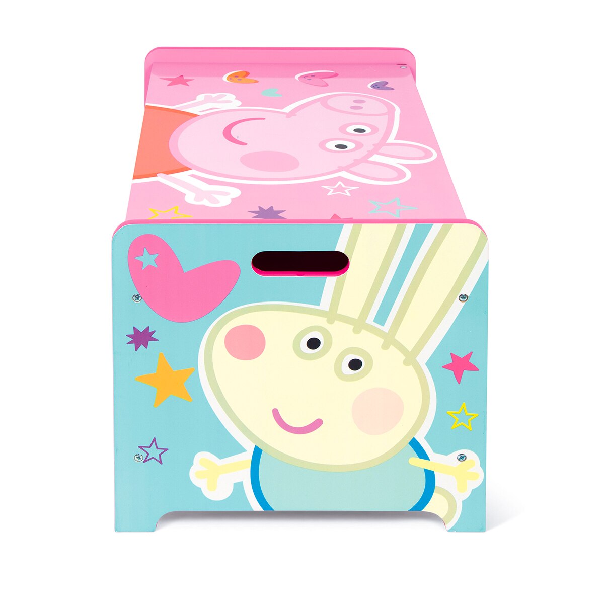 Juguetero madera peppa pig Rosa-3