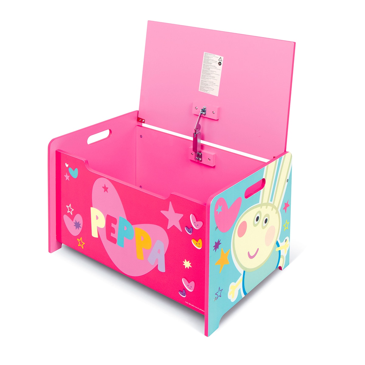 Juguetero madera peppa pig Rosa-4