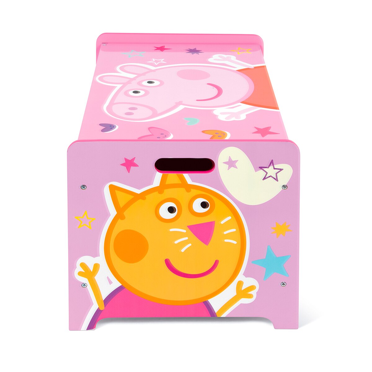 Juguetero madera peppa pig Rosa-6