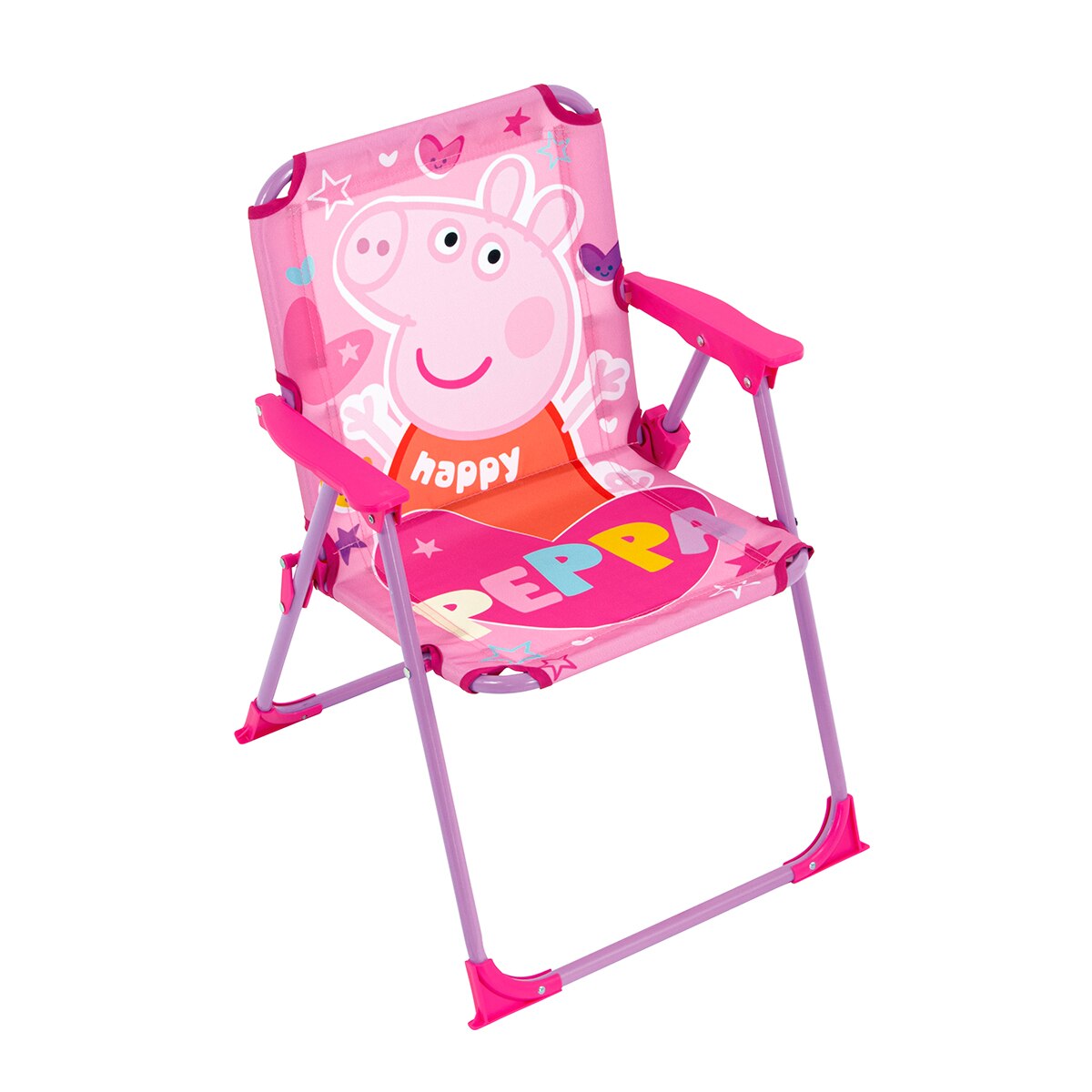 Silla plegable peppa pig Rosa-2