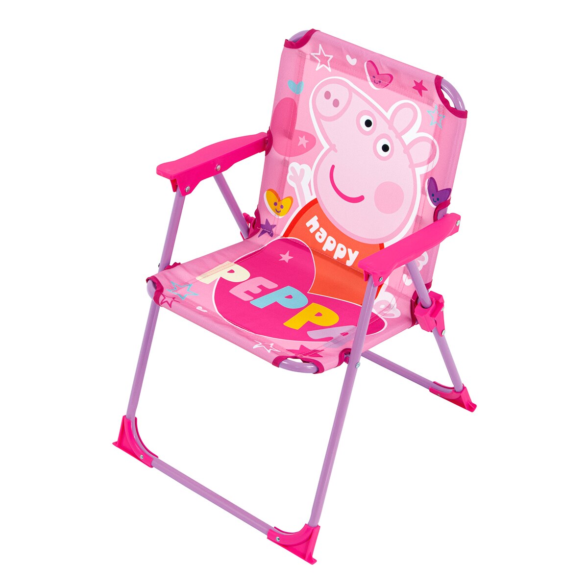Silla plegable peppa pig Rosa-3