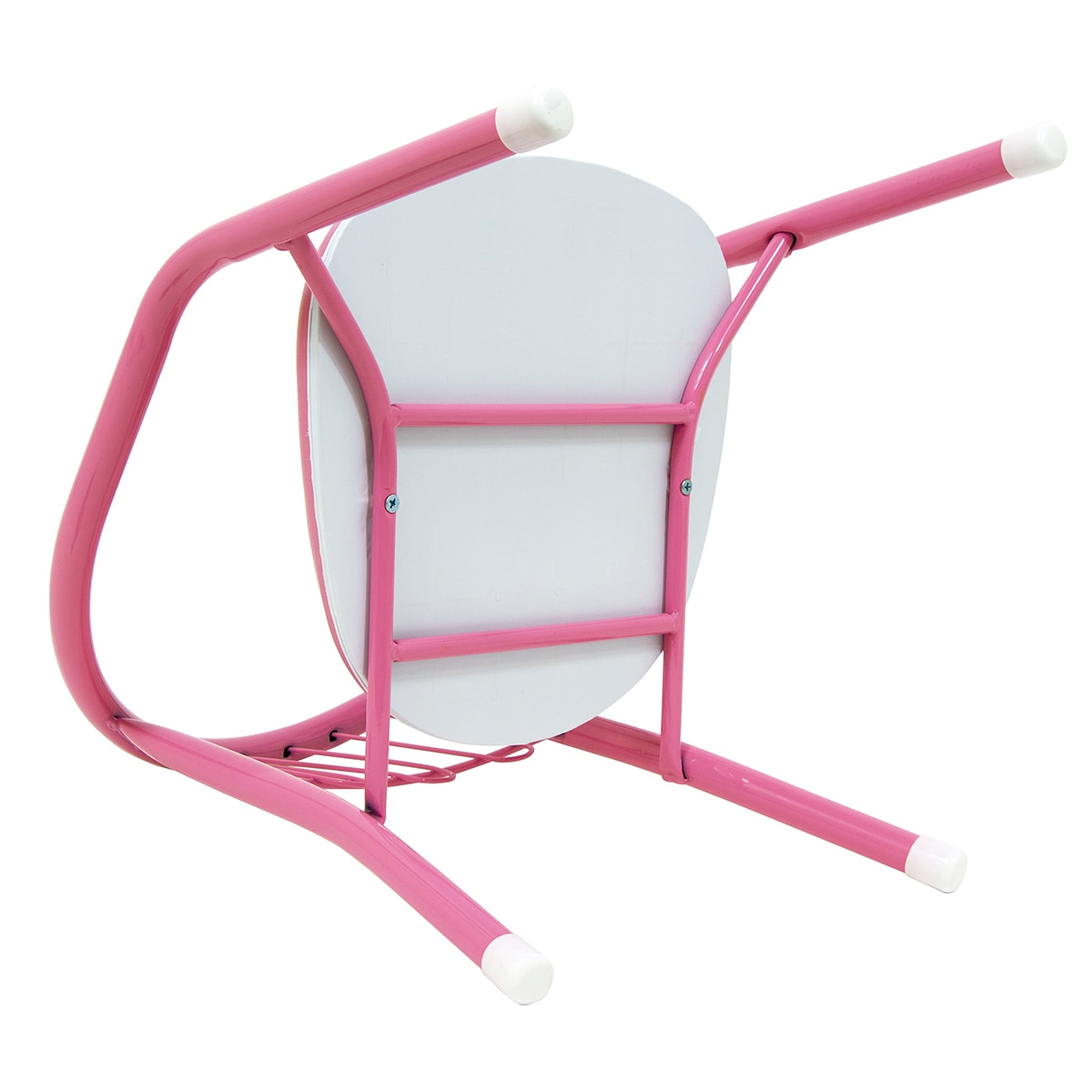 Silla metal peppa pig Rosa-6