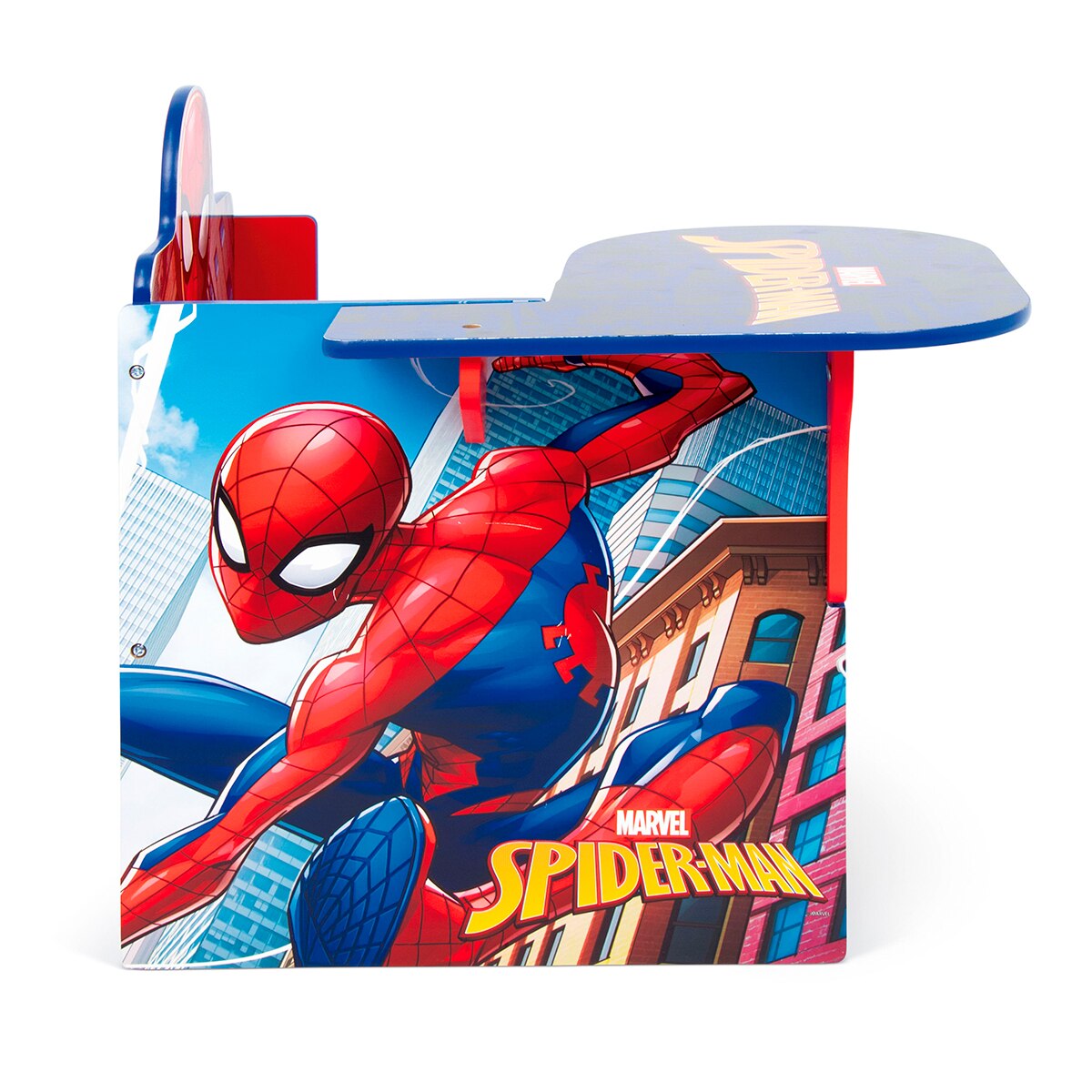 Silla pupitre c/contenedor madera spider-man Multicolor-5