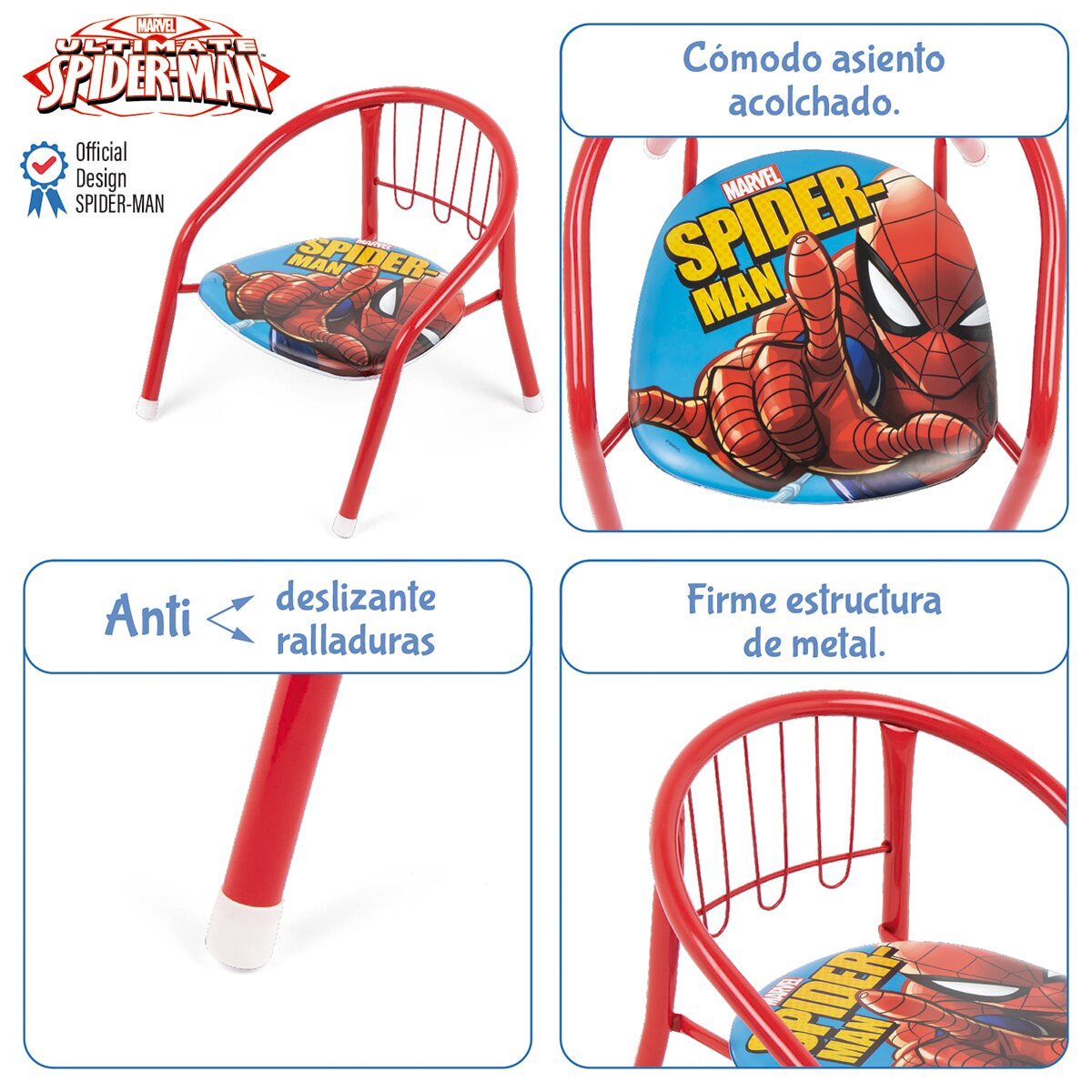 Silla metal spider-man Multicolor-9
