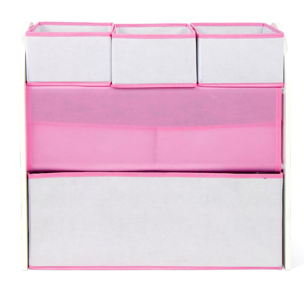 Organizador madera 6cubetas minnie classic Blanco-6
