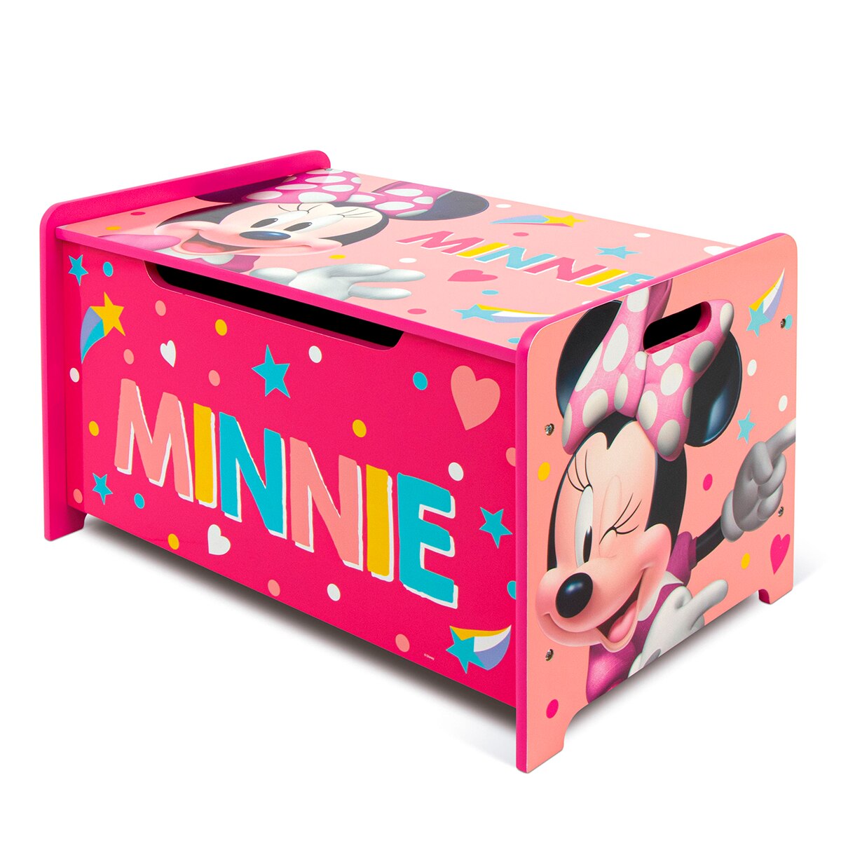 Juguetero madera minnie Rosa-2