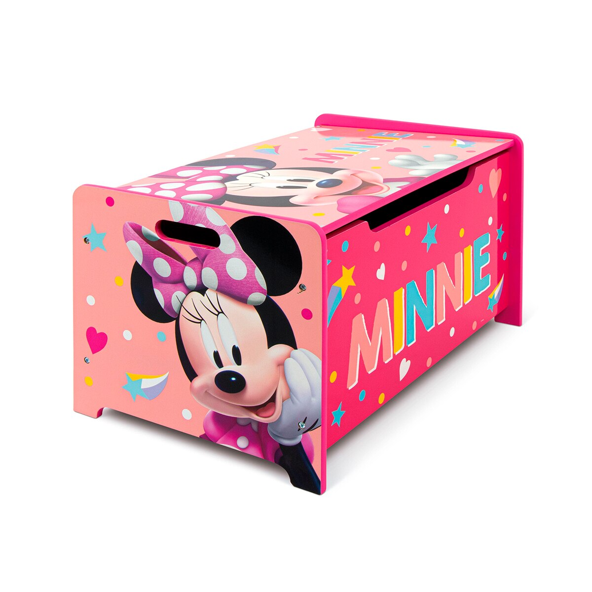 Juguetero madera minnie Rosa-4