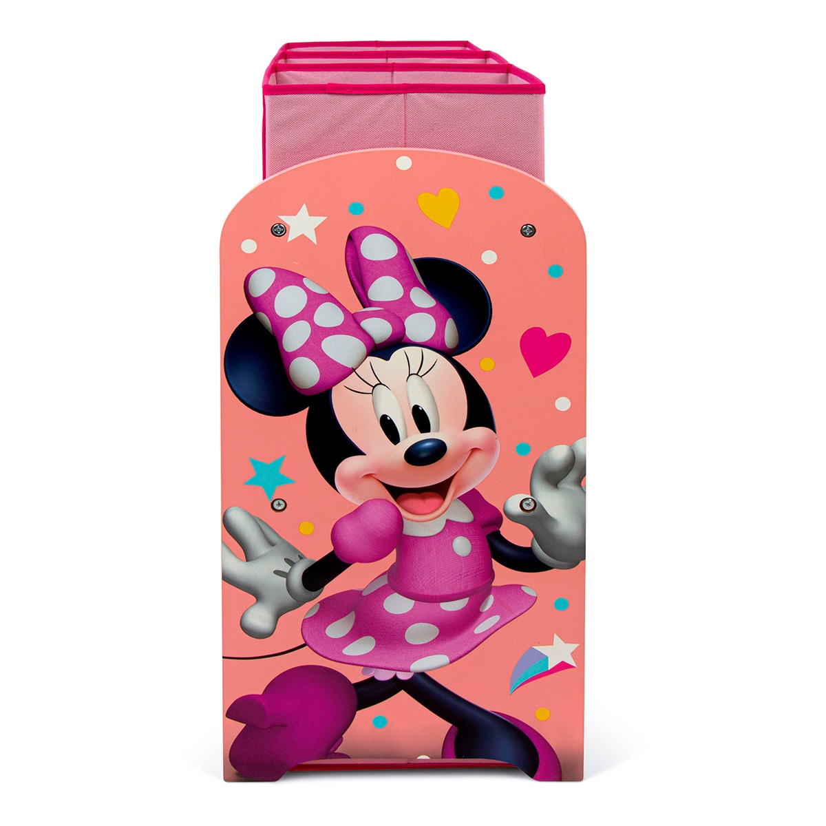 Organizador madera 6 cubetas minnie Rosa-4