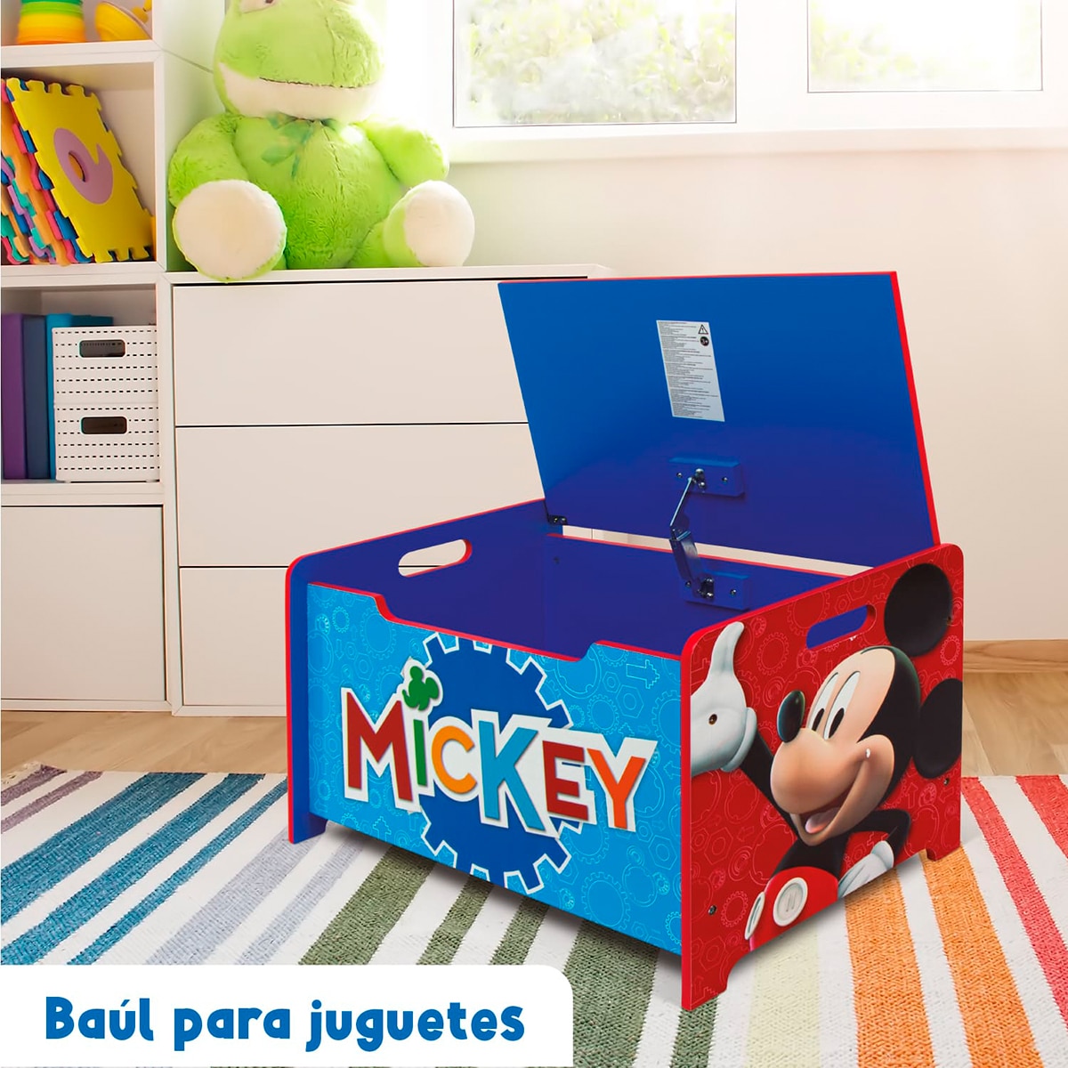 Juguetero madera mickey Multicolor-10