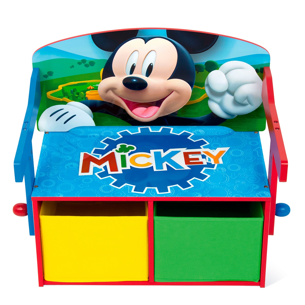Imagen 0 de Pupitre-banco-toybox 3en1 madera mickey