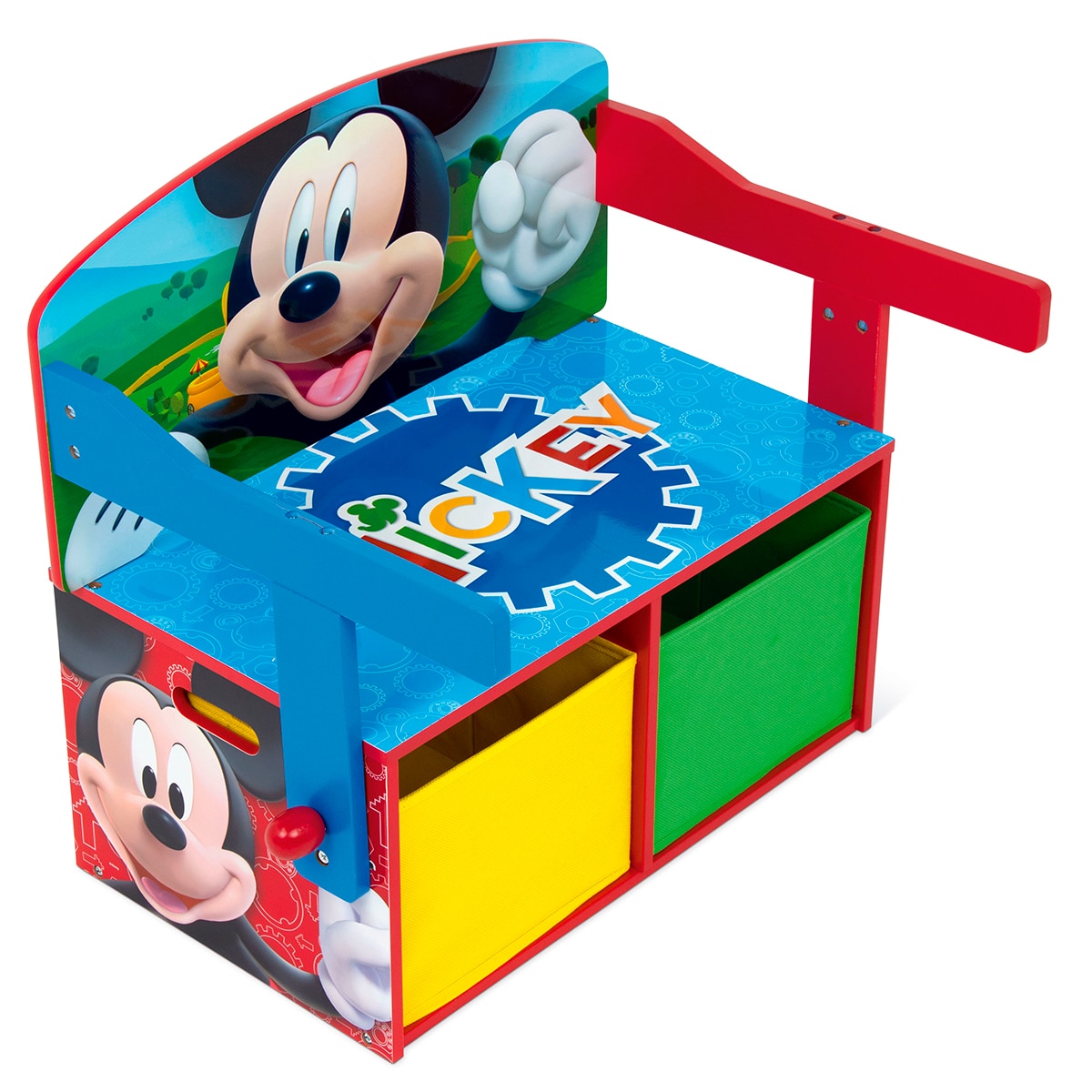 Pupitre-banco-toybox 3en1 madera mickey Multicolor-3