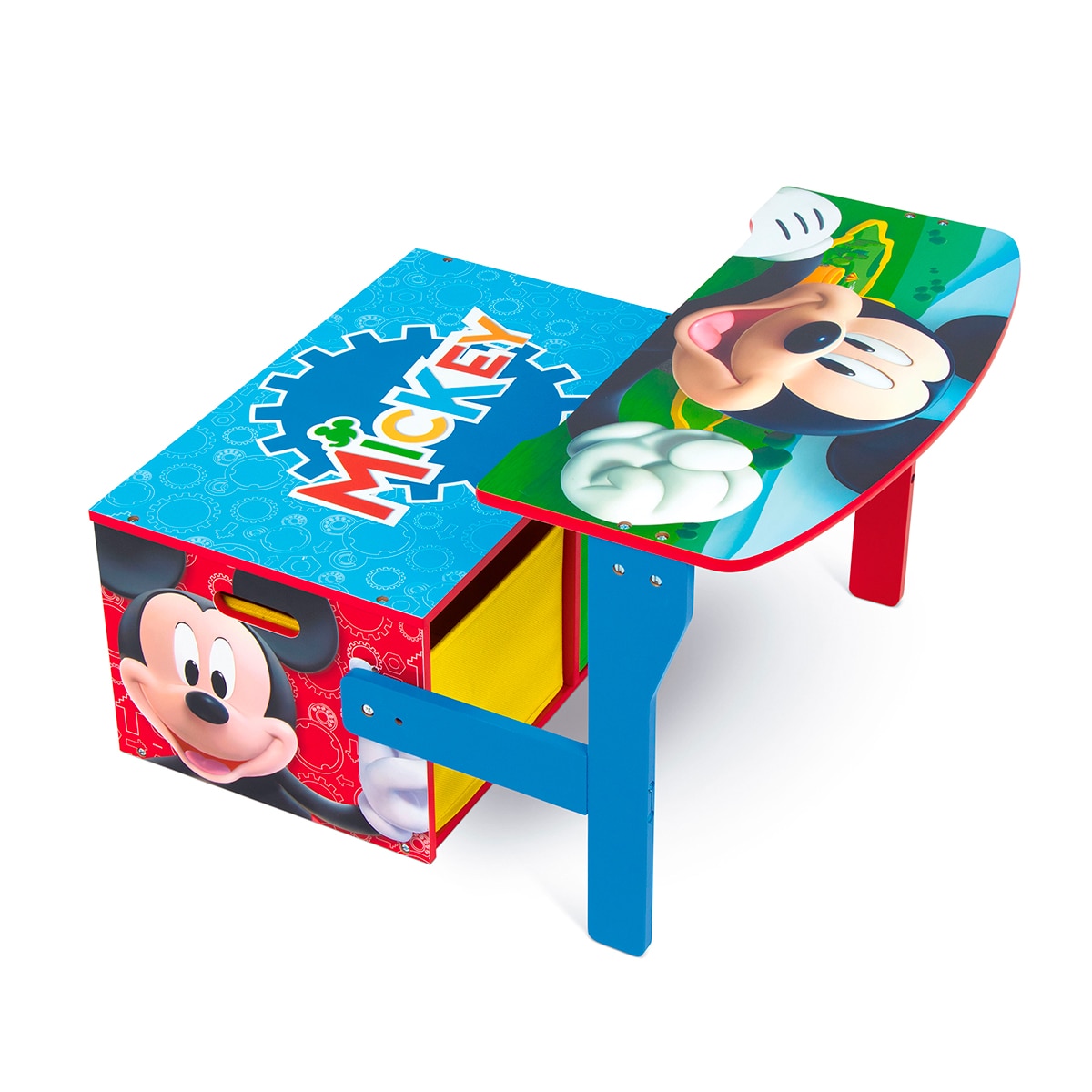 Pupitre-banco-toybox 3en1 madera mickey Multicolor-5