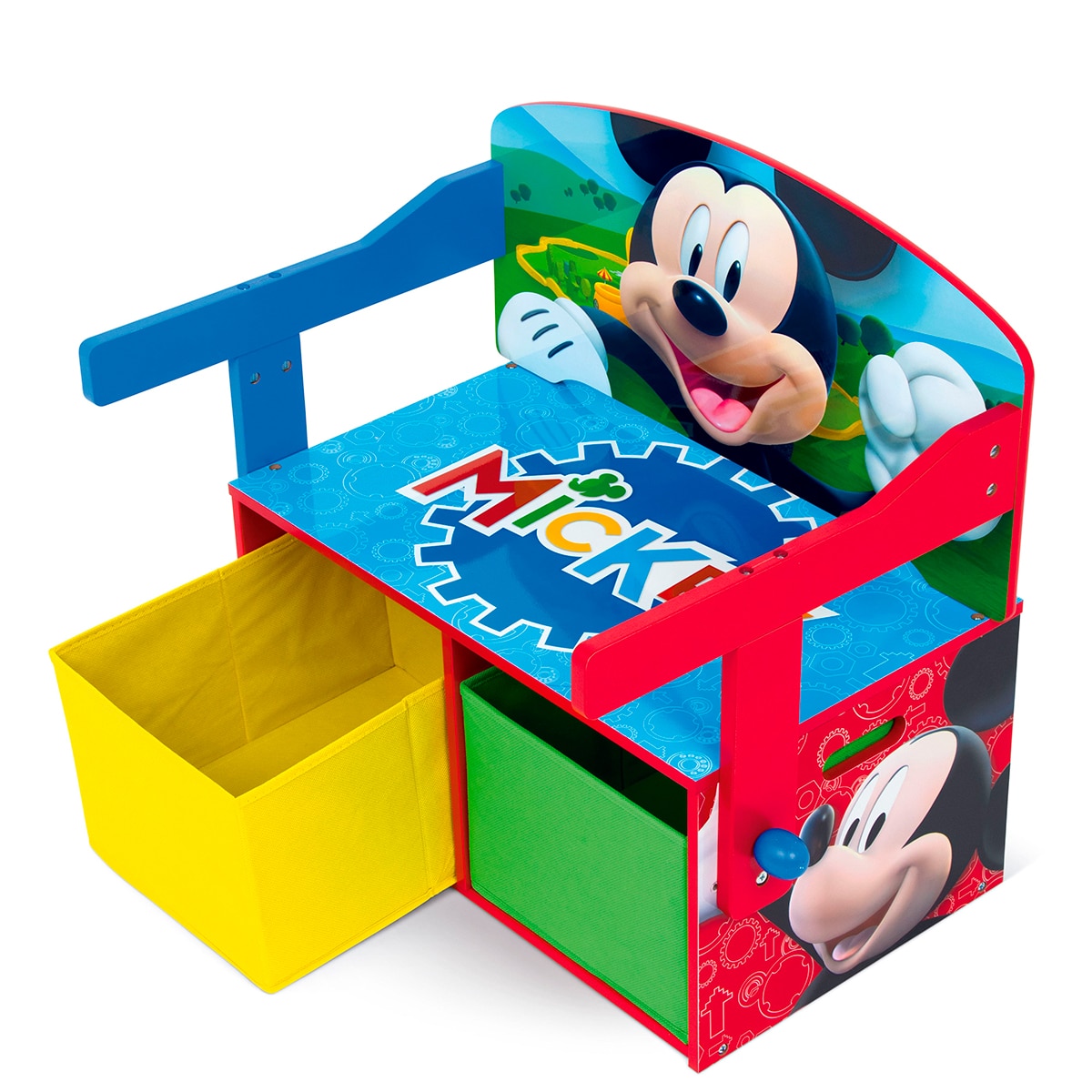 Pupitre-banco-toybox 3en1 madera mickey Multicolor-8