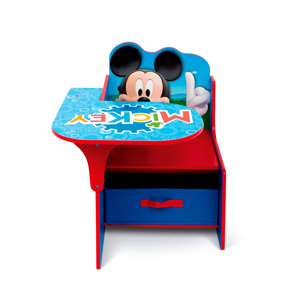 Imagen 0 de Silla pupitre c/contenedor madera mickey