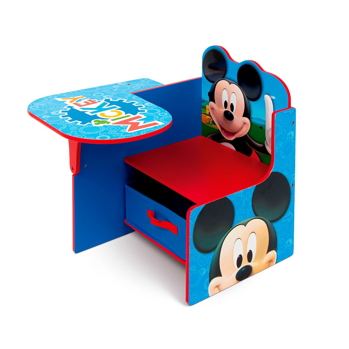 Silla pupitre c/contenedor madera mickey Multicolor-3