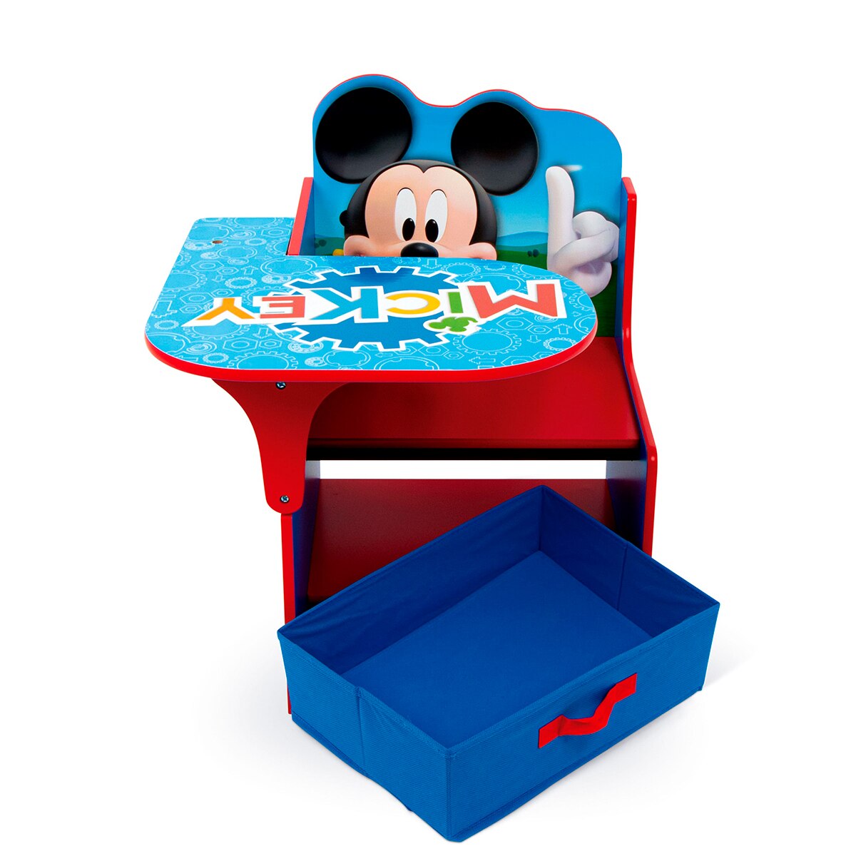 Silla pupitre c/contenedor madera mickey Multicolor-4