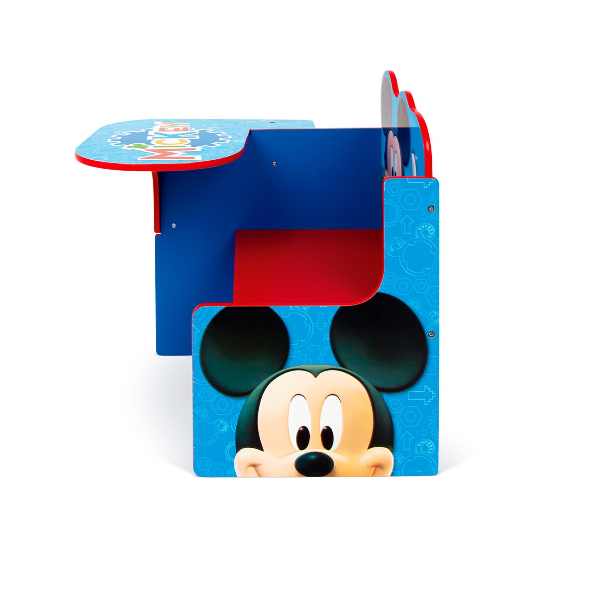 Silla pupitre c/contenedor madera mickey Multicolor-7