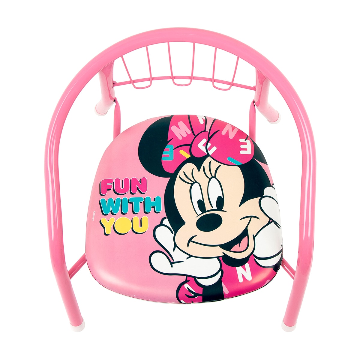Silla metal minnie mouse Rosa-4