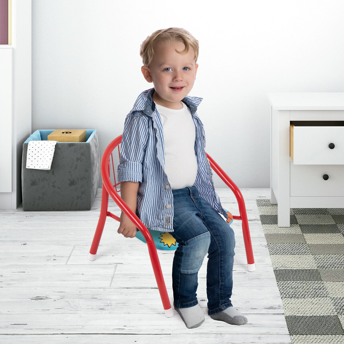 Silla metal mickey mouse Multicolor-8