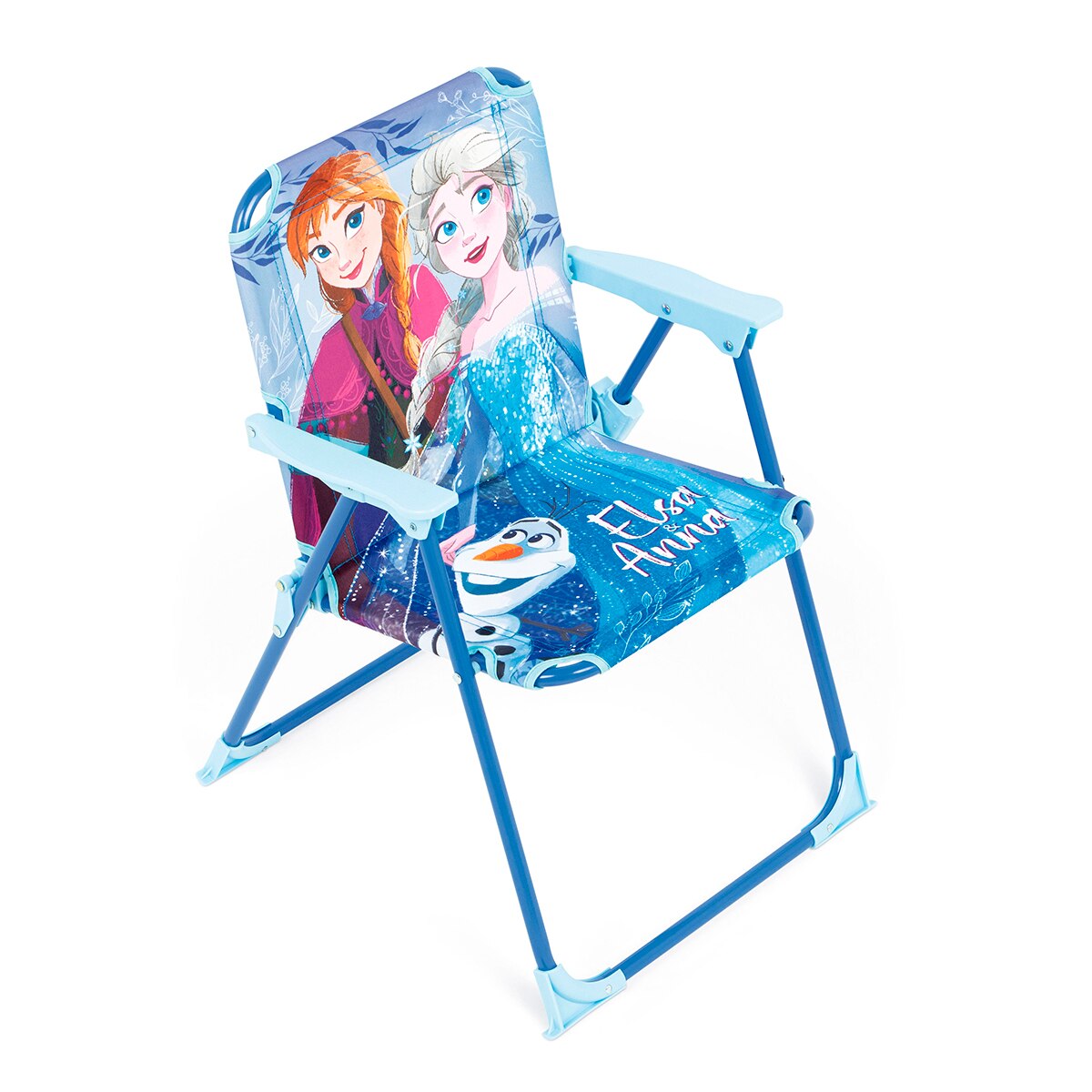 Silla plegable frozen Azul-3