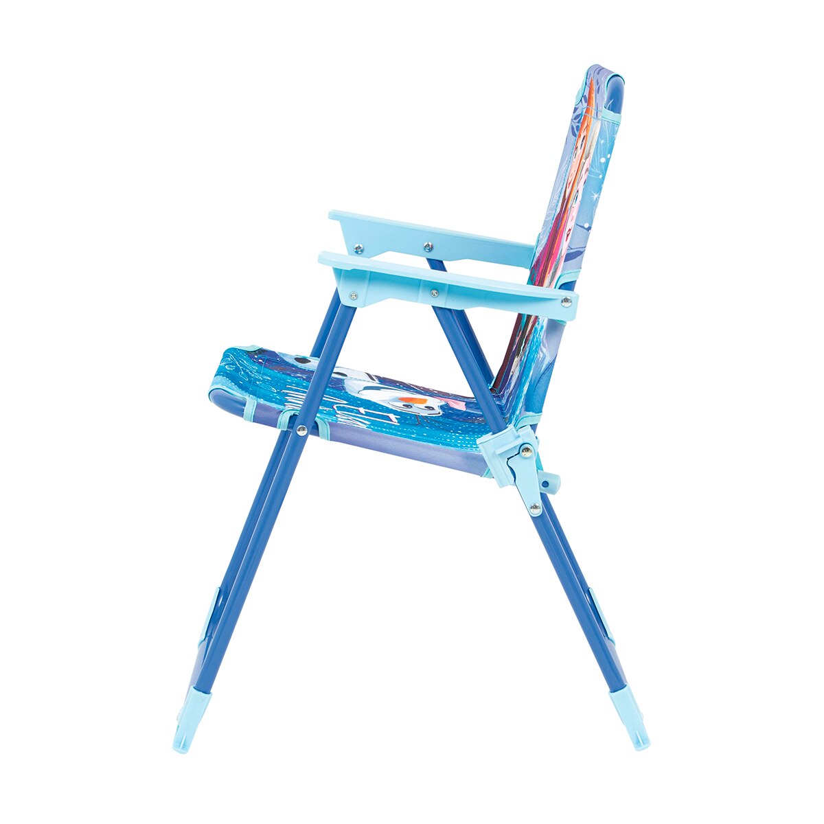 Silla plegable frozen Azul-4