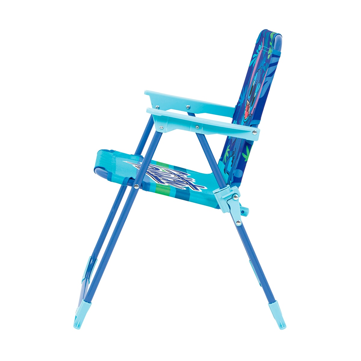 Silla plegable stitch Azul-4