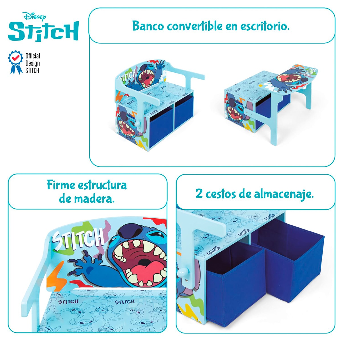 Pupitre-banco-toybox 3en1 madera stitch Azul-9